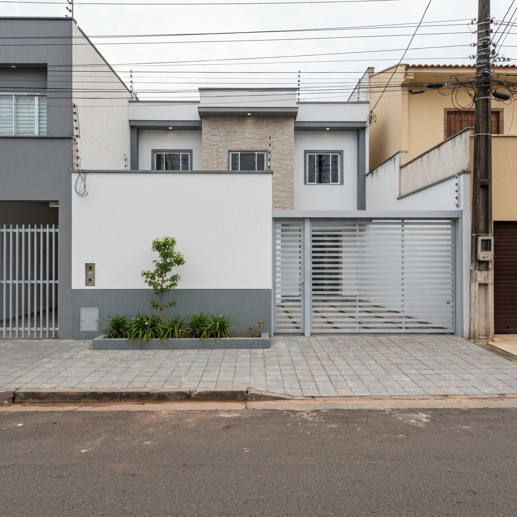 Casa econômica construída